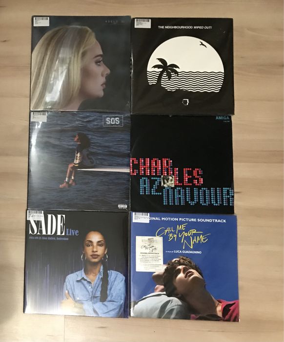 Виниловые пластинки в ассортименте