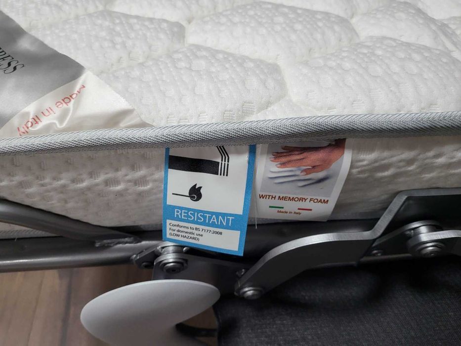 Сив комплект от плат набук диван тройка с функция сън и два фотьойла