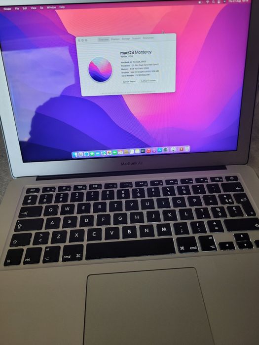 Macbook air (13-inch,2017) procesor intel core i7