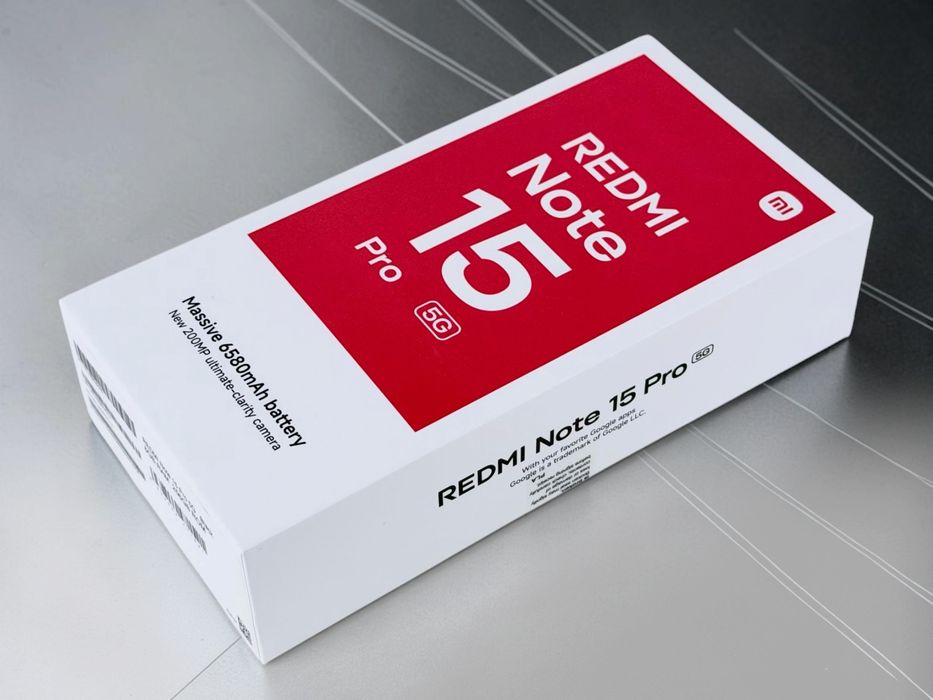НОВ! Xiaomi Redmi Note 15 Pro 5G 256GB 8RAM Black 2г. Гаранция!