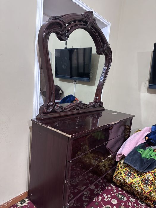 спальный гарнитур без кровпт шкаф теремо и 2 тумбочки