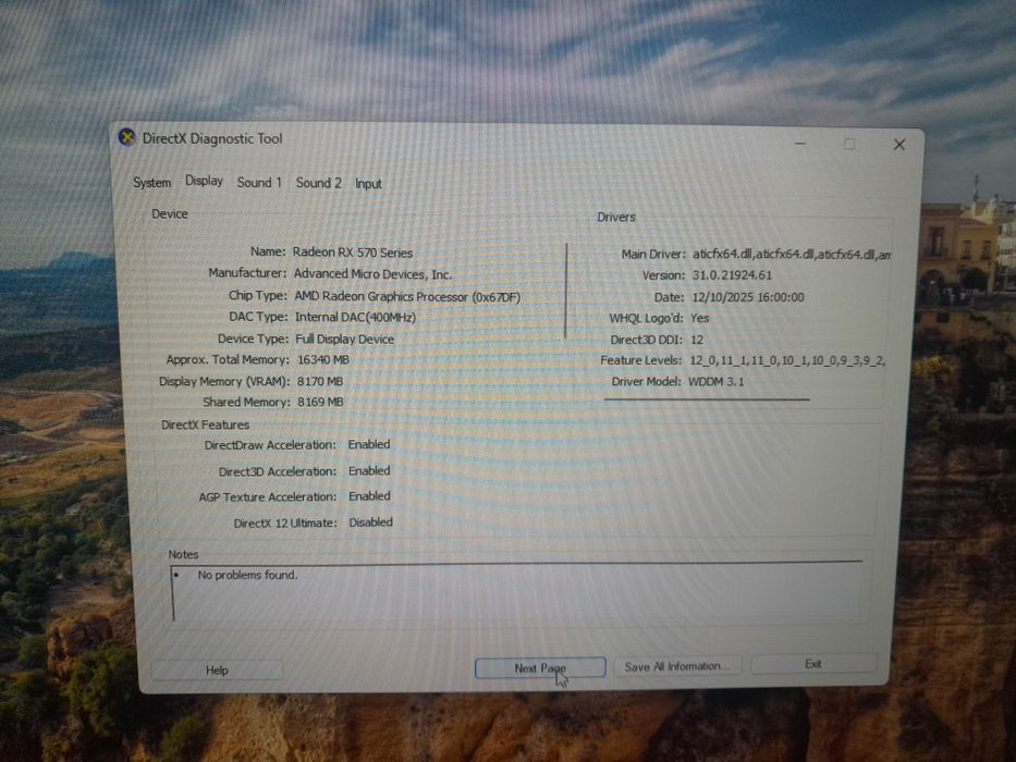 Pc 8gb video GPU