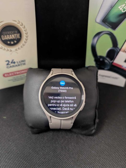 Samsung Galaxy Watch5 Pro 45mm [Ag16 Moldova b32725.8]-Garantie 2 ani!
