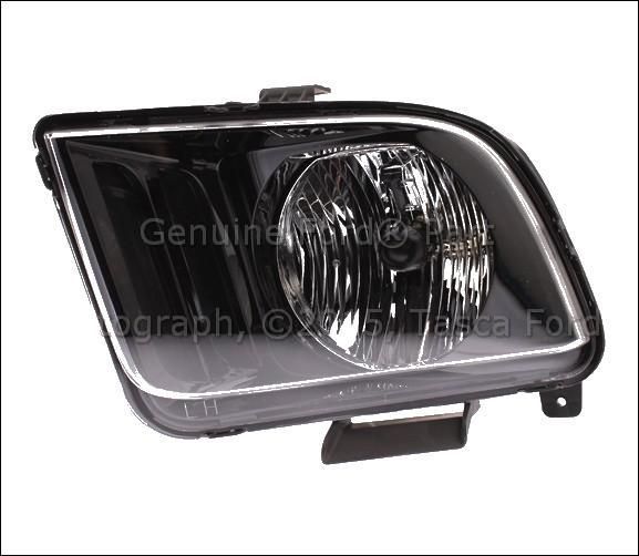 Far Ford Mustang, 09.2004-2006, Negru, Tip bec H13, omologare SAE, 4R3Z 13008 AB, Stanga