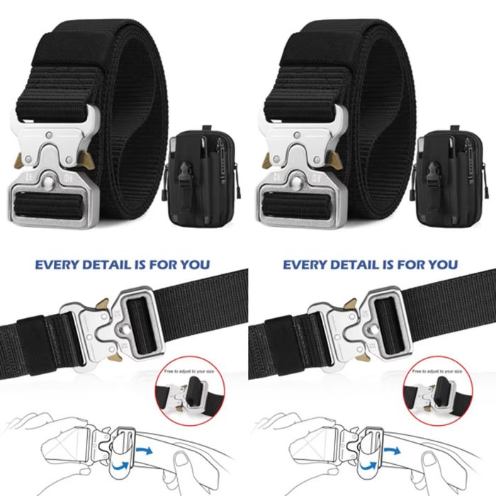 Curea Tactica Noua Militara 3.8 cm Centura Lucru Nylon Rezistent