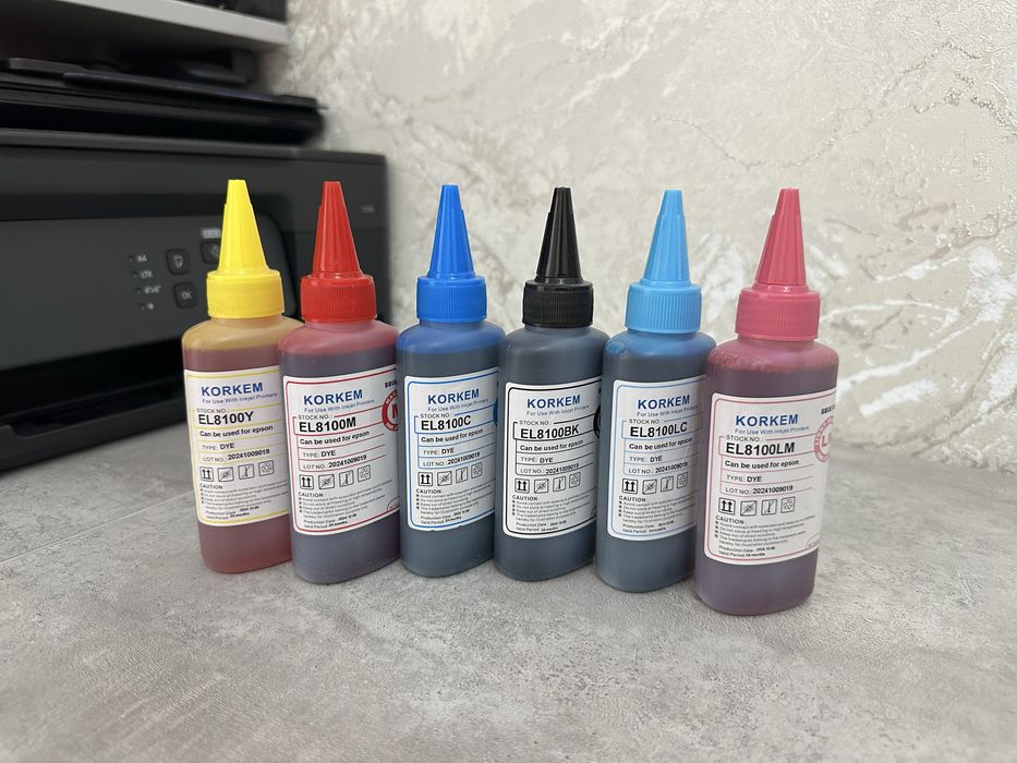 Краска чернила для принтера Epson многоцветный