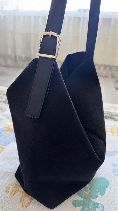 Продам сумку, замша