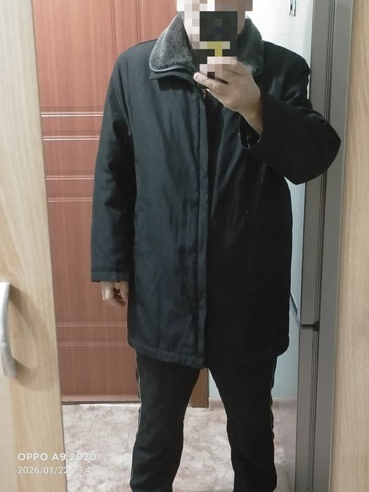 Куртка зимняя, черная