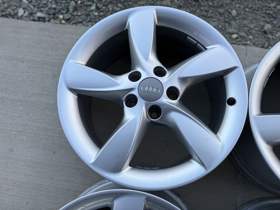 4бр. ПОЧТИ ЧИСТО НОВИ 17” ОРИГИНАЛНИ Джанти 5х112 за-AUDI/VW/SKODA/SEAT/VAG- 7.5Jx17, ET37
