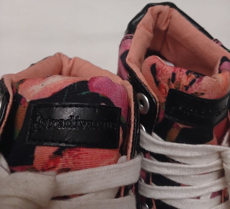 Sneakers Stradivrius, model floral deosebit, nr.39
