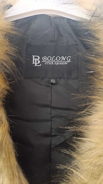 Дамски елек кожа и пух