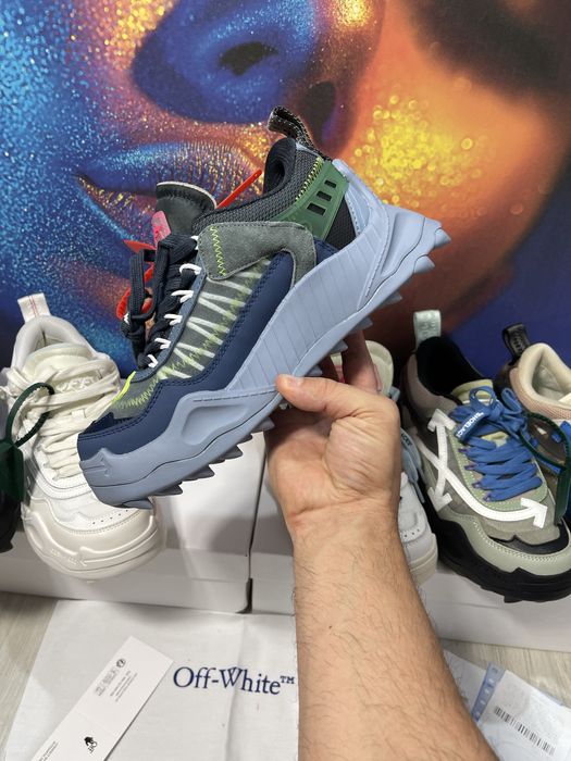 Adidasi Off White ODSY piele naturala Premium Full Box colectie noua