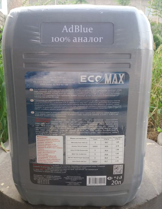 ЖИДКОСТЬ ДЛЯ СИСТЕМ  100% аналог Adblue  оптом и розничной торговли