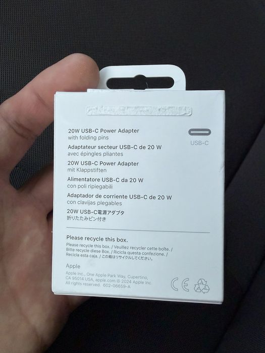 Orginal zaryadnik galofka iphone