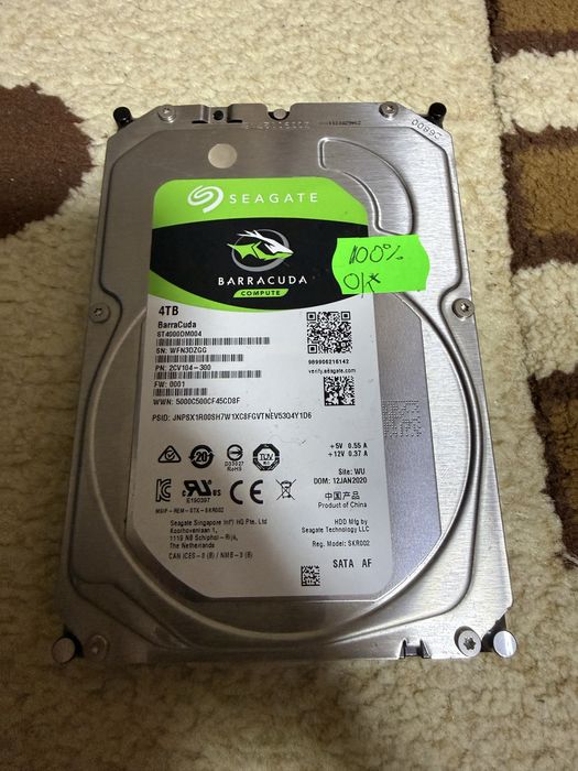 HDD seagate 4tb - 100% health