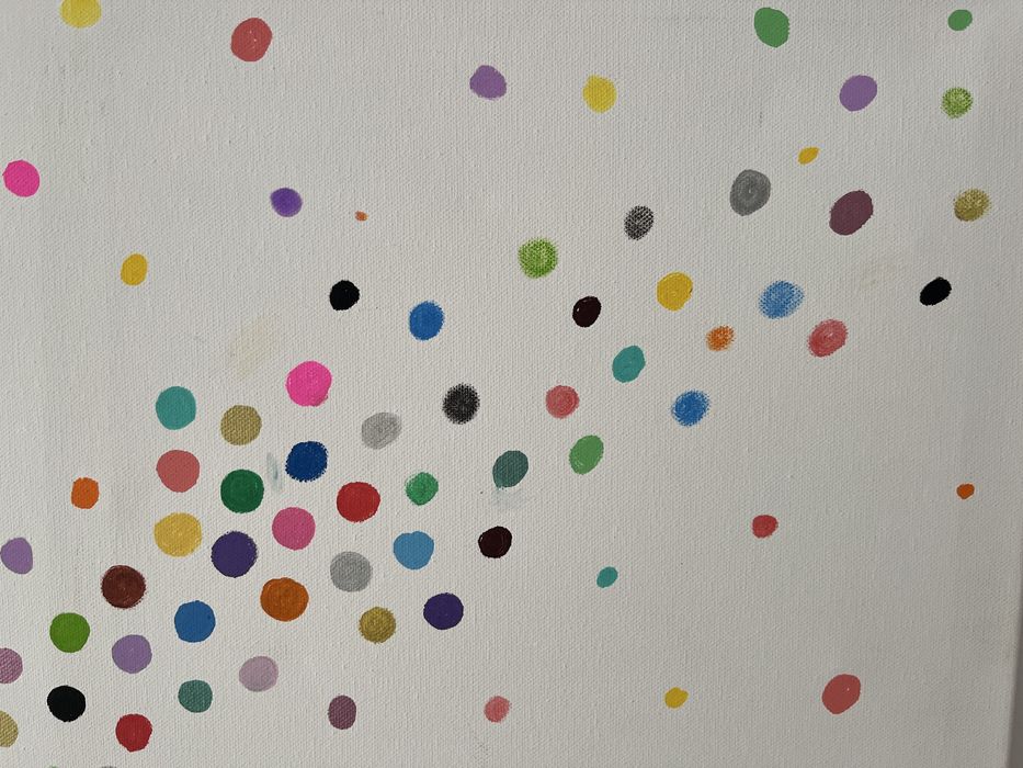 Stardust acrylic on canvas 50 x 70 cm Artist Anonymous