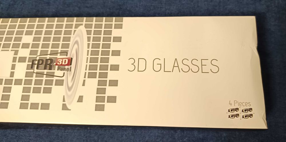 Set 4xOchelari TV 3D Glases FPR pasivi Sony LG Samsung Sharp noi cutie