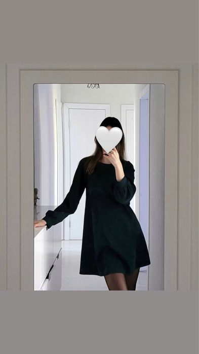 Вельветовое платье 40-42р