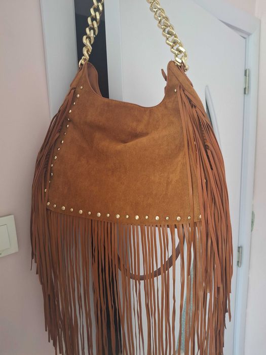 Дамска кожена чанта от Италия