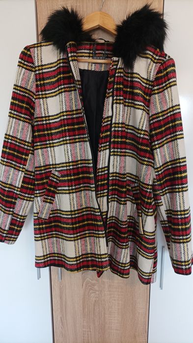 Палто за зимата в каре