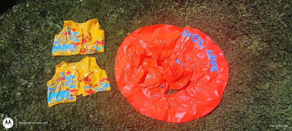 Colac bebeluși și 2 veste reglabile de inot