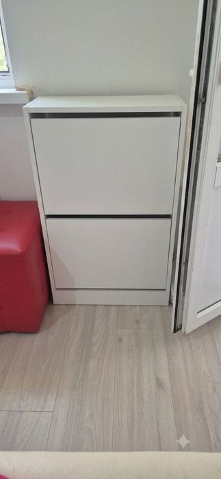 Обувница Икеа белая