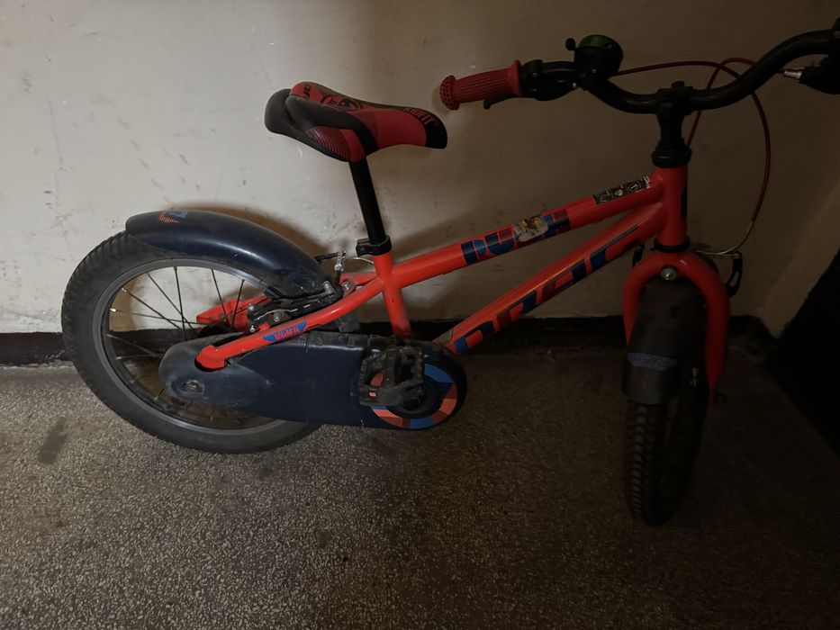 Детско колело  с помощни гуми DRAG RUSH 16"