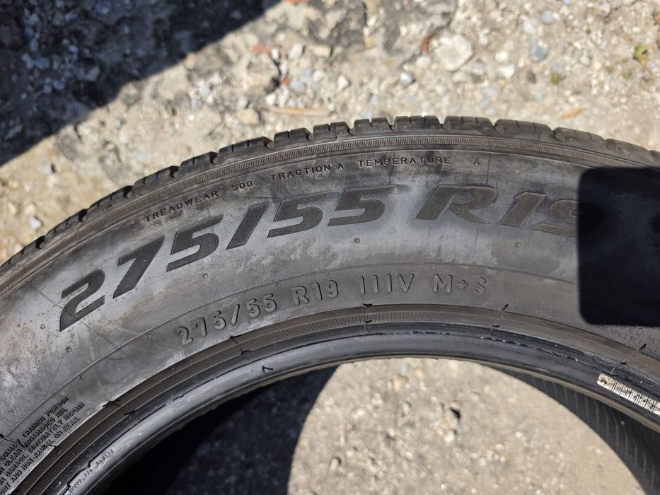 4 бр. всесезонни гуми  275/55/19 Pirelli DOT 4420 5,5-6 mm