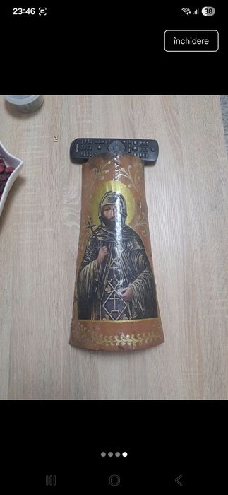 Icoana pe țiglă  vintige