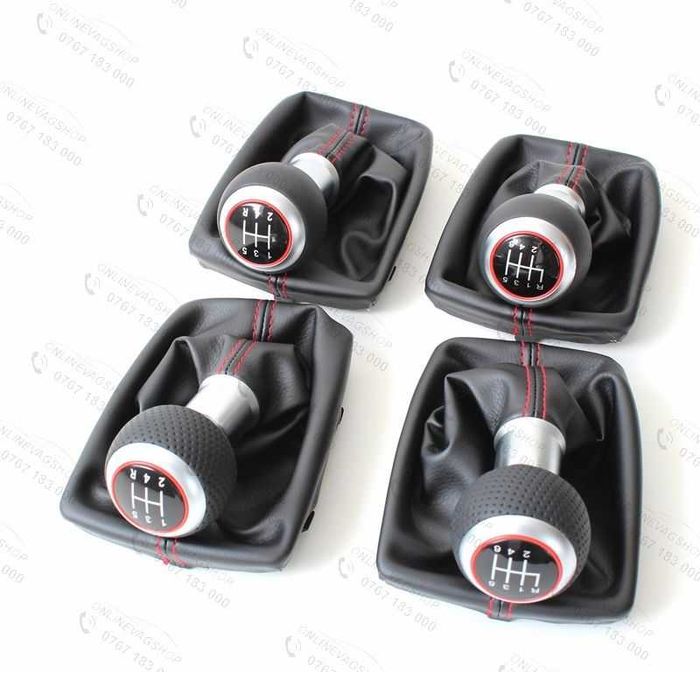 Nuca piele S-line cu manson schimbator Audi A4 B6,Audi A4 B7,Seat Exeo