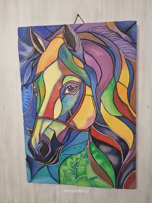 Картина в лоскутной технике