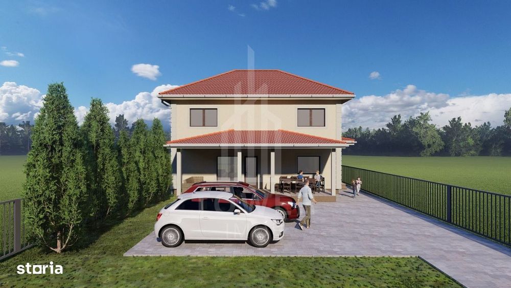 Casă Individuală Modernă în Șelimbăr • 3 Dormitoare • Curte 310 mp