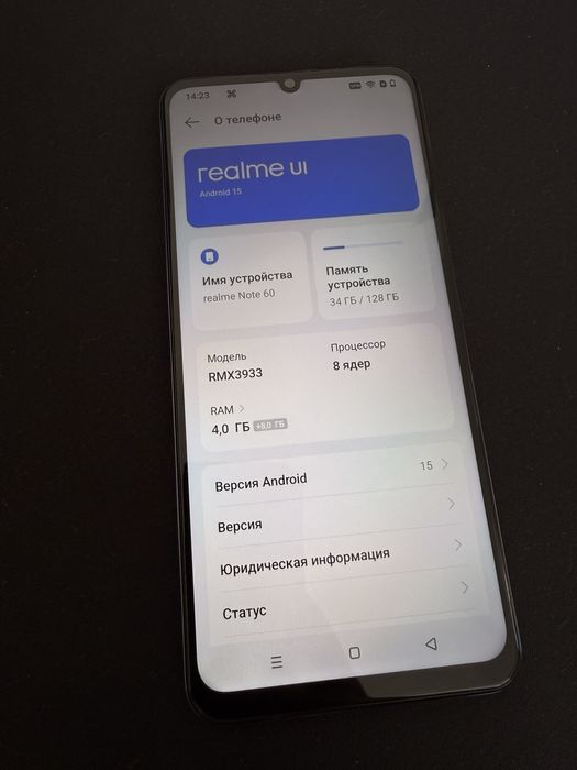Realme Note 60 4/128gb