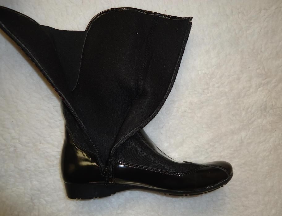 Cizme dama bej negre casual elegante panza lac fara toc all seasons
