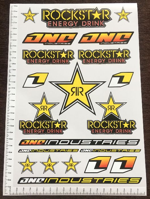 Стикери KTM MONSTER RED BULL ROCKSTAR -видове рокстар ктм Редбул Монст