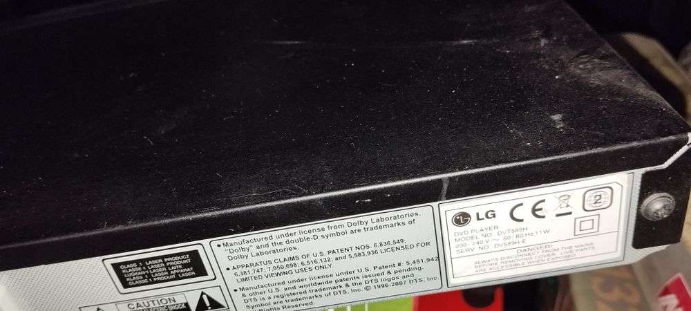 Dvd LG stare buna de funcționare.