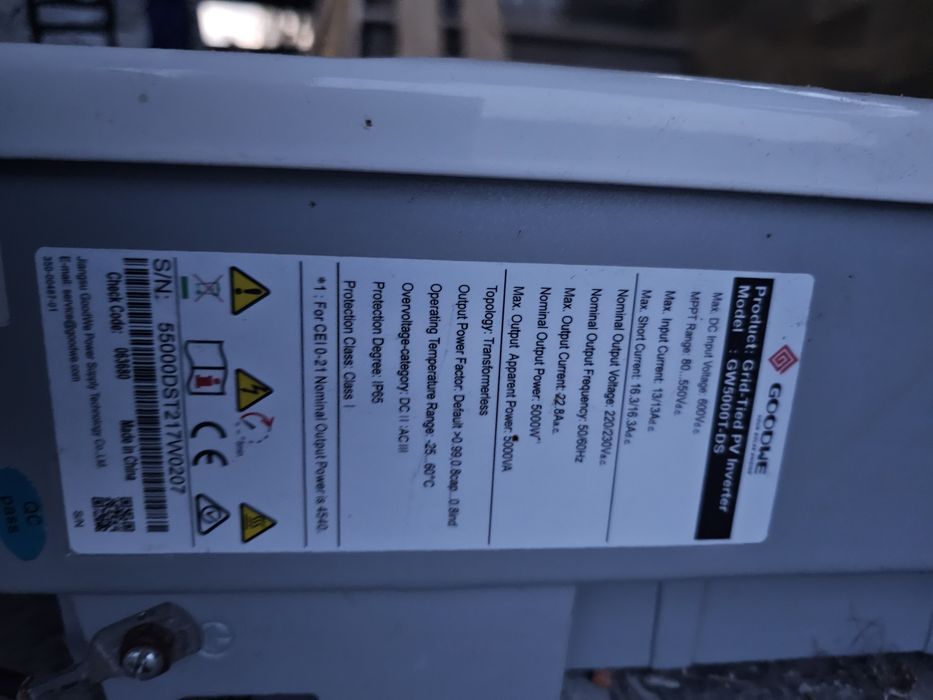 Invertor GOODWE 5kw