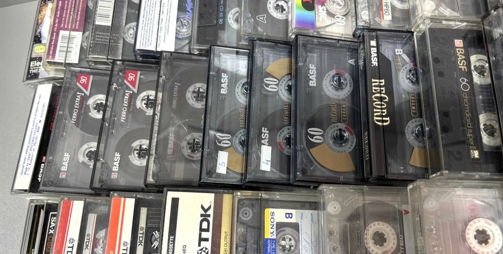Аудио Касети BASF, SONY, TDK, FUJI, AGFA и др. /40 броя за 79,00 лв./