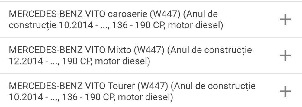 Întinzător lanț distribuție pentru Mercedes  Benz