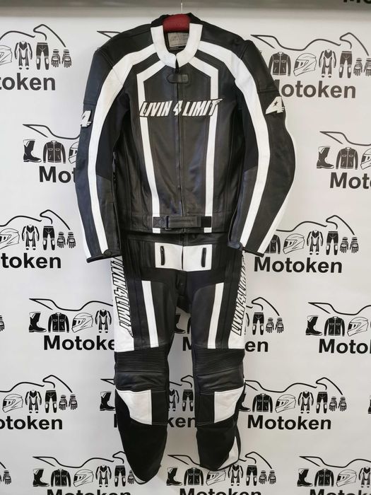 Costum moto piele din 2 piese LIVIN4LIMIT marime XL/56