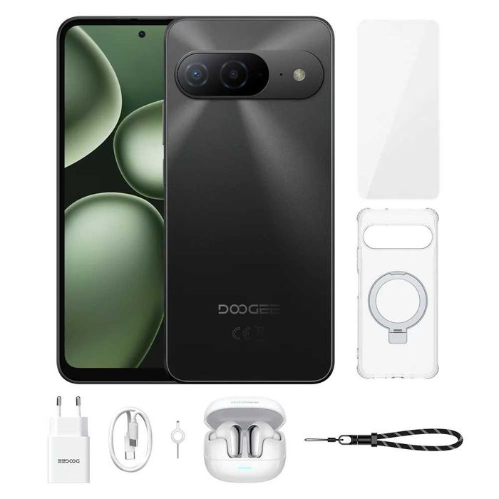 Doogee B10 48GB RAM 256GB ROM, Ултра тънък корпус с IP68 защита