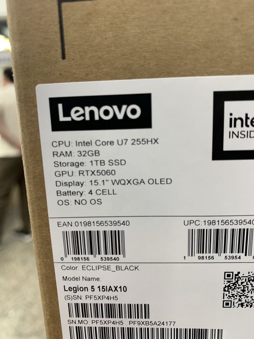 Новый Lenovo Legion 5