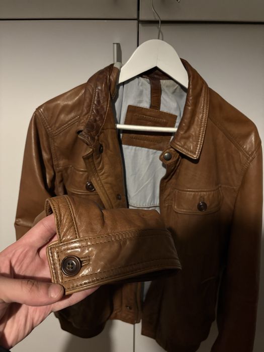 Geaca de piele Massimo Dutti XL / Stare foarte buna