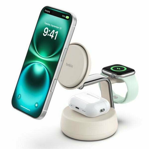 Belkin Wireless 25W (Q2)  Быстрая беспроводная зарядка до 25W