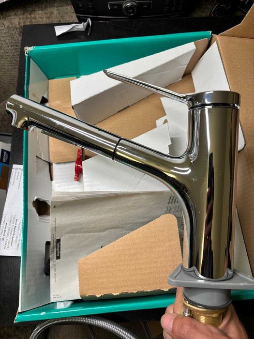 hansgrohe Zesis M33 74800000 Baterie bucătărie cu cap de duș extensibil