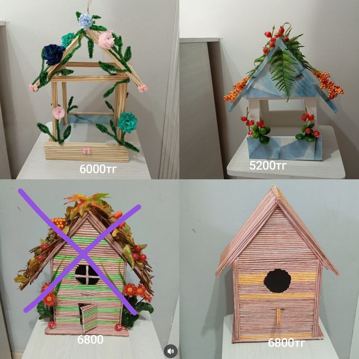 Скворечник кормушка декор