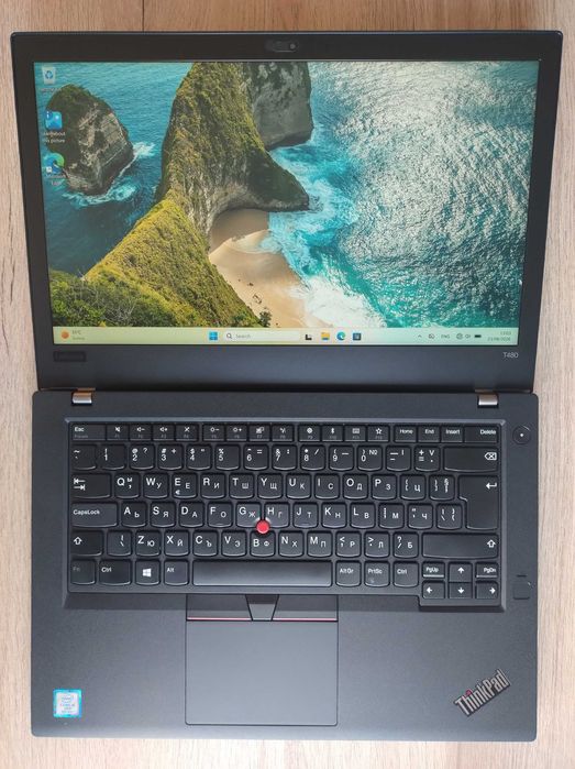 лаптоп Леново T480 16gb 256gb SSD Windows 11 pro