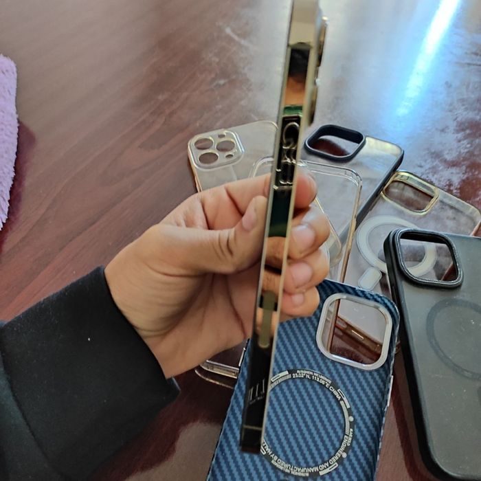 iphone 13 pro max gold ideal holatda