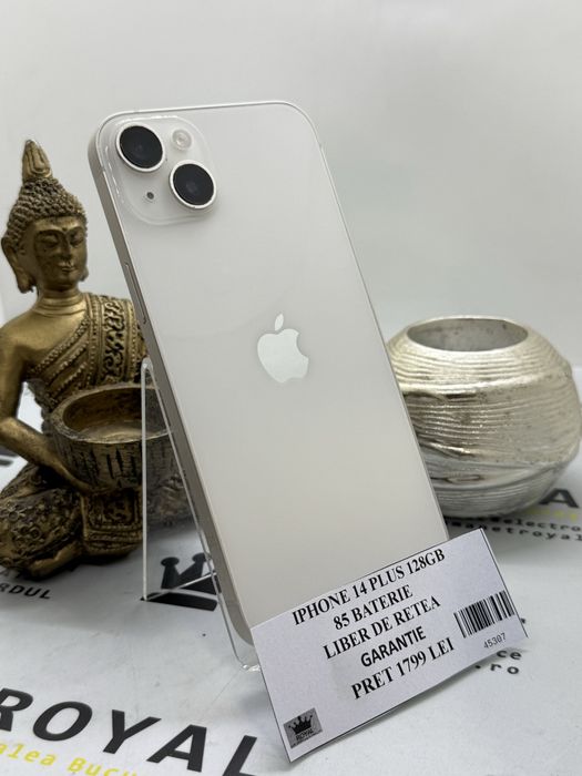 Amanet ROYAL : Iphone 14 Plus 128 GB /85 Baterie/Liber Retea/Garantie
