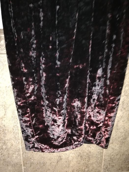 Rochie de ocazie, din catifea grena